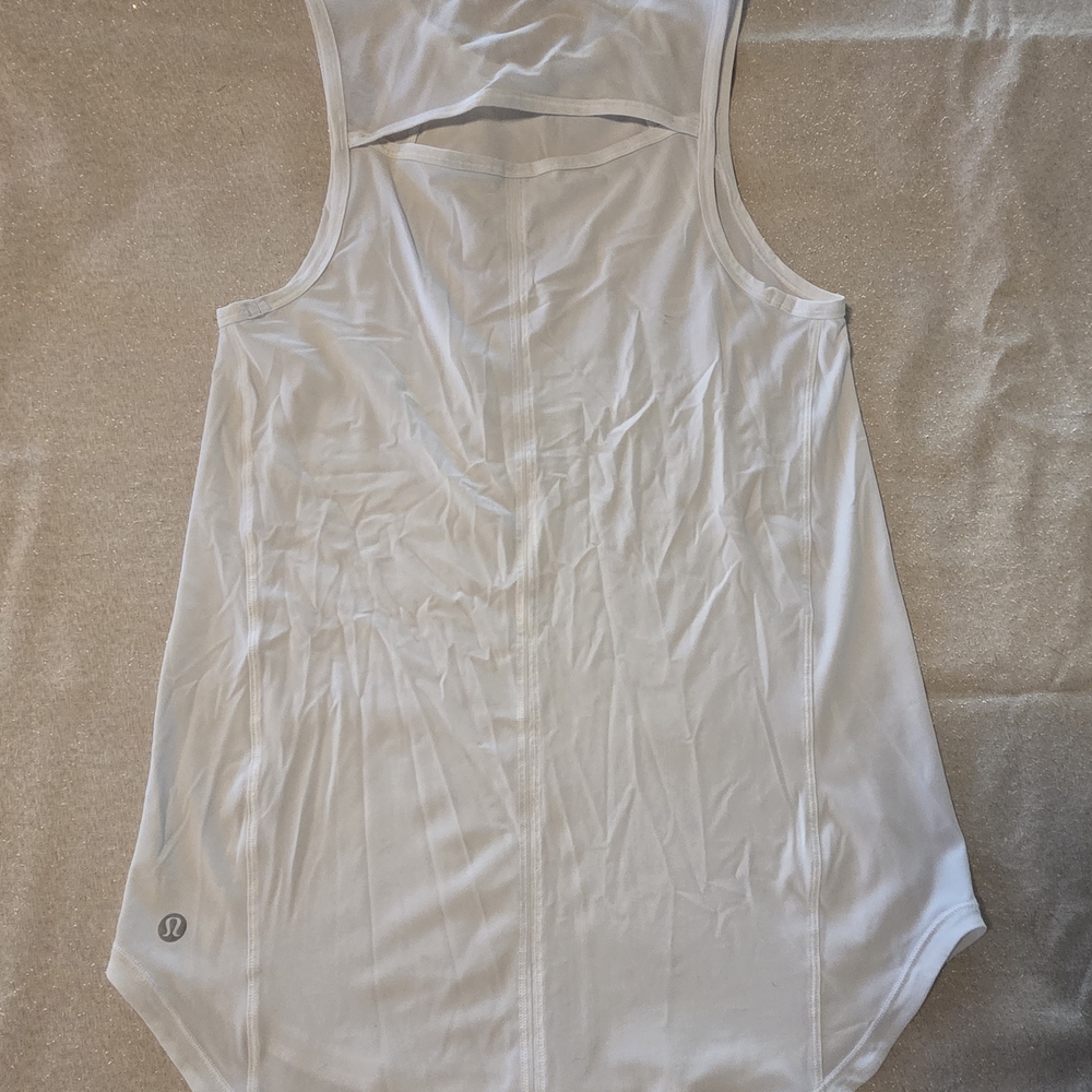 Lululemon Athletica White Tank Top